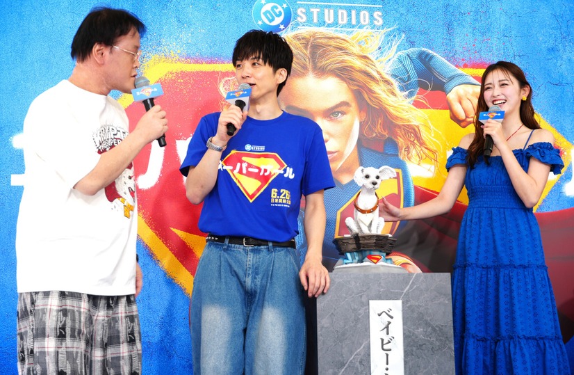 アインシュタイン（稲田直樹、河合ゆずる）、ゆうちゃみ【撮影：小宮山あきの】