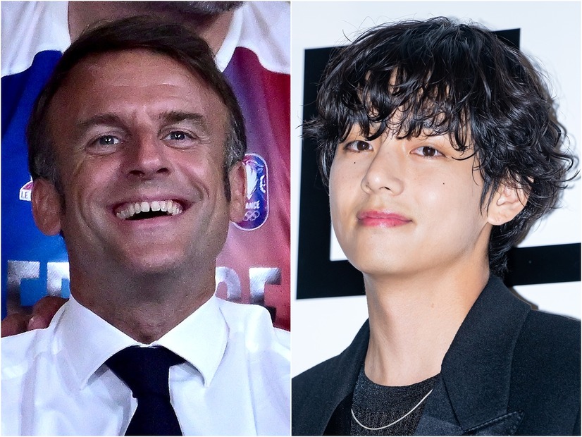 仏大統領はBTS通？ 韓国大統領の登場シーンに選んだのは、Vが制作した“〆の一曲”