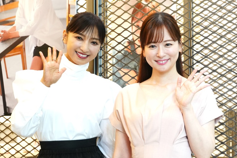 望月理恵、皆藤愛子【撮影：小宮山あきの】