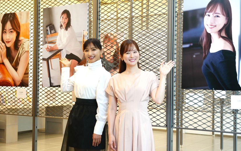 望月理恵、皆藤愛子【撮影：小宮山あきの】