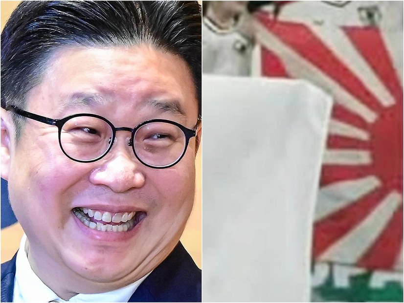「日本の軍国主義と帝国主義を象徴」日本代表4-0勝利の裏で韓国教授が“旭日旗応援”に怒り