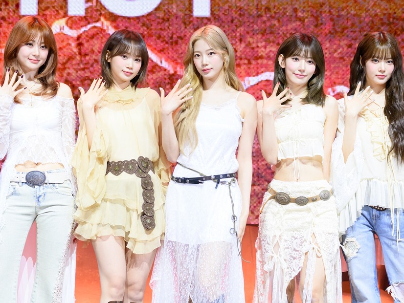 BTS、BLACKPINKに続く記録！LE SSERAFIM、Spotify月間リスナー数でK-POPグループ3位に