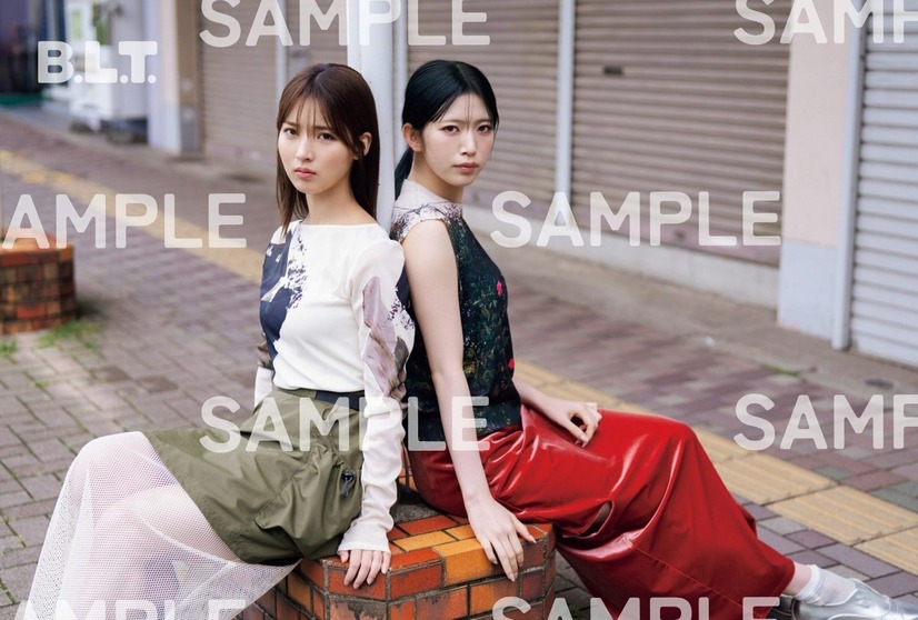 「B.L.T.2026年8月号」HMV購入特典ポストカード【中嶋優月＆村山美羽（櫻坂46）A】