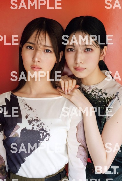 「B.L.T.2026年8月号」HMV購入特典ポストカード【中嶋優月＆村山美羽（櫻坂46）C】