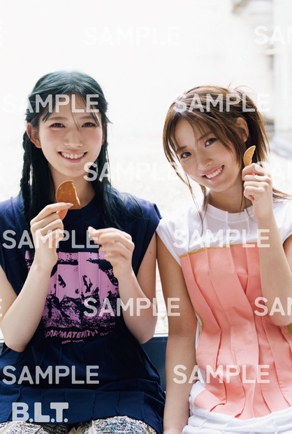 「B.L.T.2026年8月号」HMV購入特典ポストカード【中嶋優月＆村山美羽（櫻坂46）B】