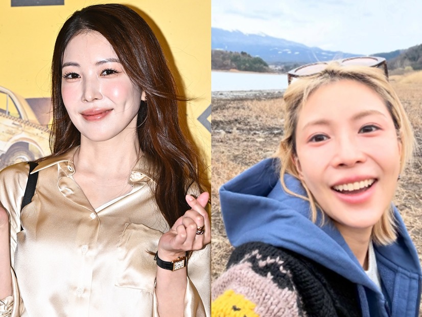 雰囲気変わった？BoA、日本での“飾らない姿”に視線集中　富士山バックに笑顔「また行きたい」