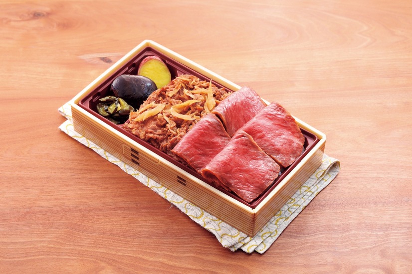 佐賀・佐賀牛【カイロ堂】[東武限定品][実演]佐賀牛出汁漬けイチボ・すき焼き弁当