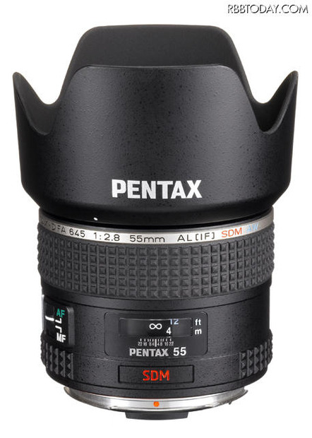 標準レンズ「smc PENTAX-D FA645 55mmF2.8AL[IF] SDM AW」