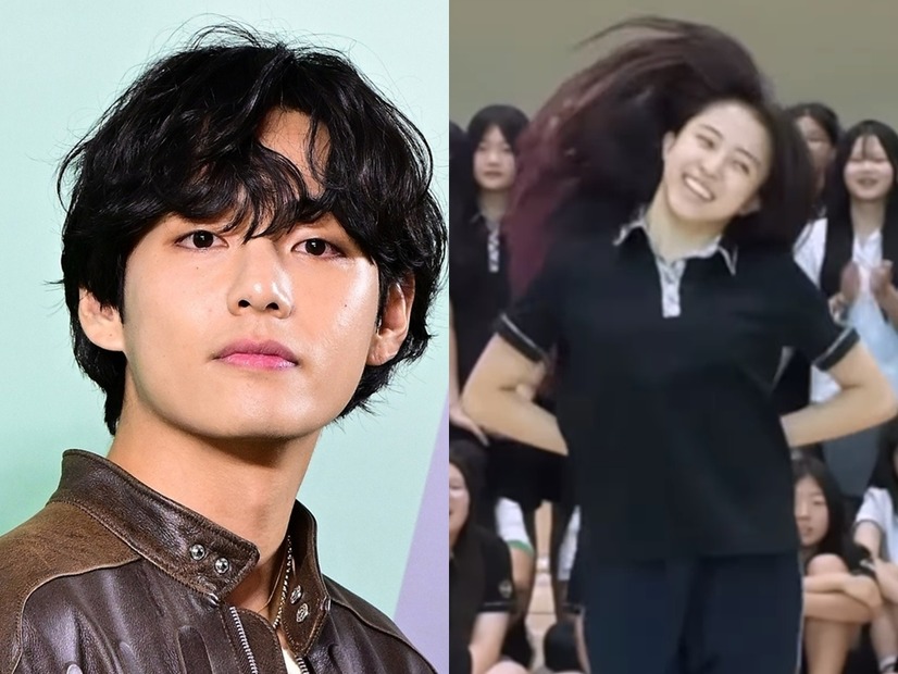BTS・V、女子中学生の才能に目を留めた？ ダンス動画に残した“短い一言”に反響続々