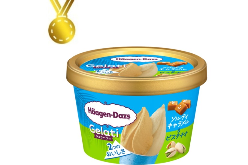 ミニカップ Gelati『ソルティキャラメル＆ピスタチオ』