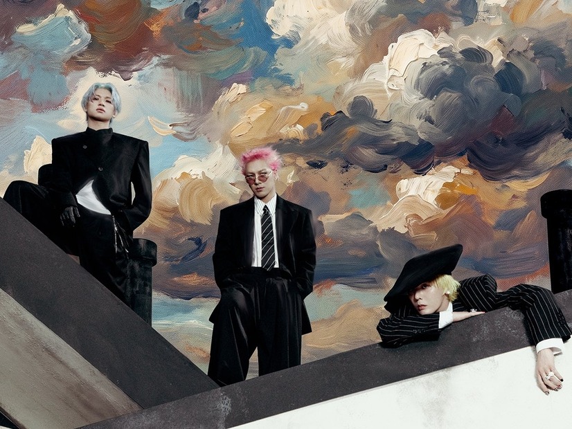 デビュー20周年のBIGBANG、油絵風×幾何学模様の新ビジュアル公開
