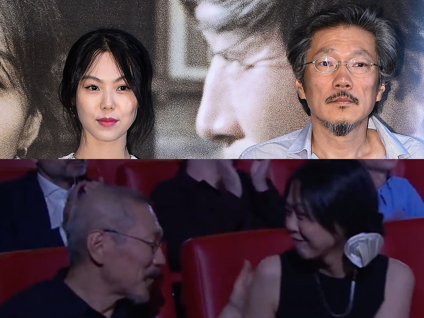 不倫続ける韓国映画の巨匠と女優、手を握って映画祭W受賞の喜び分かち合う 息子に言及し涙も