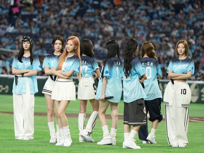 Hearts2Hearts、4万人集結の東京ドームに登場！「SAISON presents スペシャルナイター」でパフォーマンス＆始球式