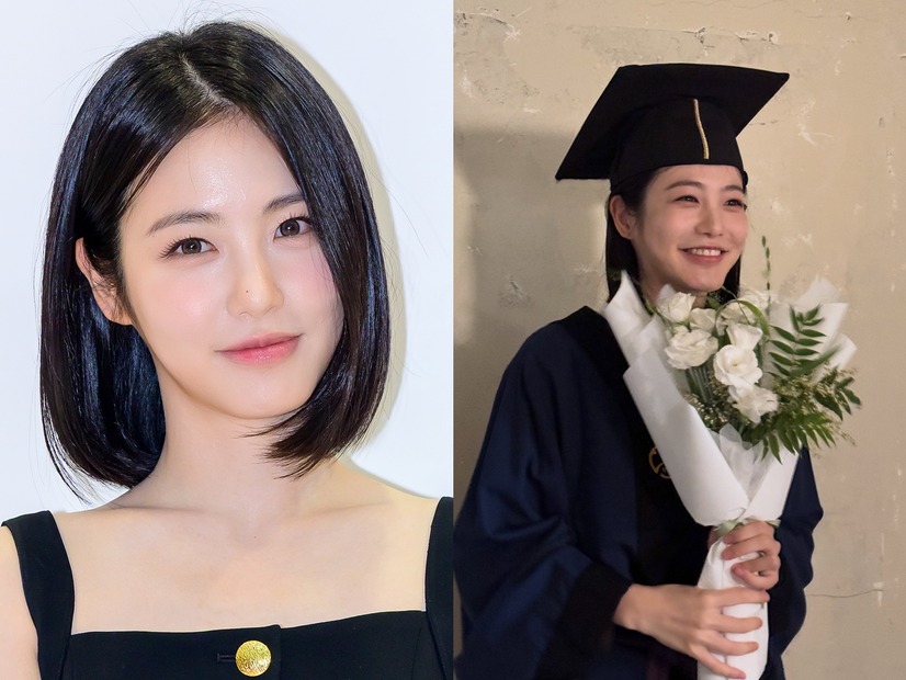 入学から10年…『ザ・グローリー』女優シン・イェウン（28）、ついに大学卒業！学士帽SHOTに祝福