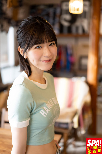 黒田かほ(デジタル写真集『SPA!デジタル写真集 黒田かほ「おしり改革中」』)提供/週刊 SPA!編集部 撮影/武田敏将 ヘアメイク/澤田果歩(ギグル) スタイリング/米丸友子