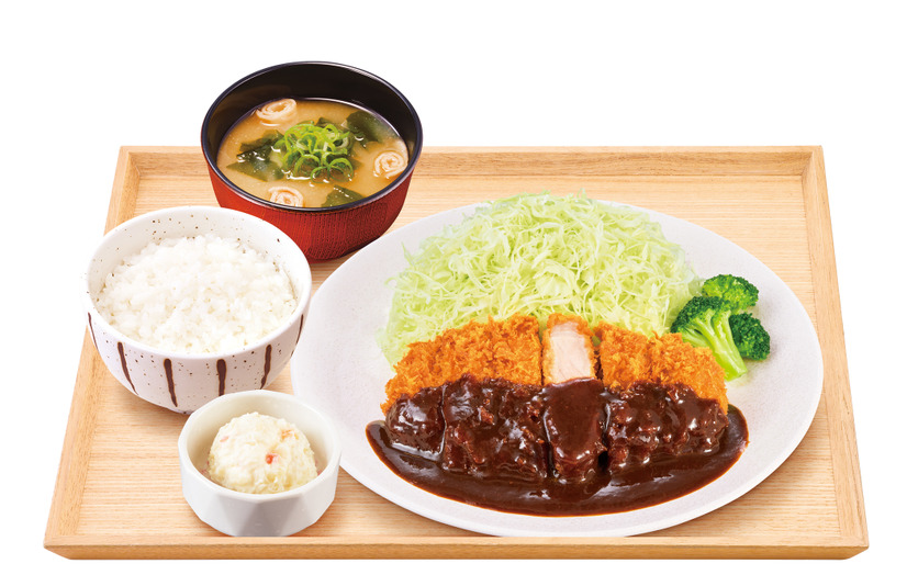 熟成ロースデミかつ定食