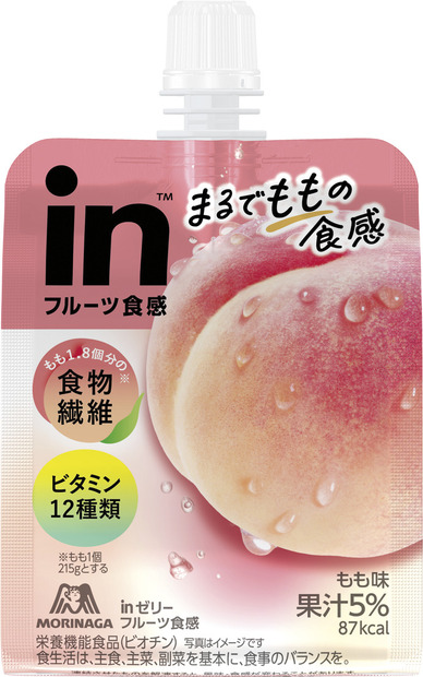 ｉｎゼリー フルーツ食感<もも>