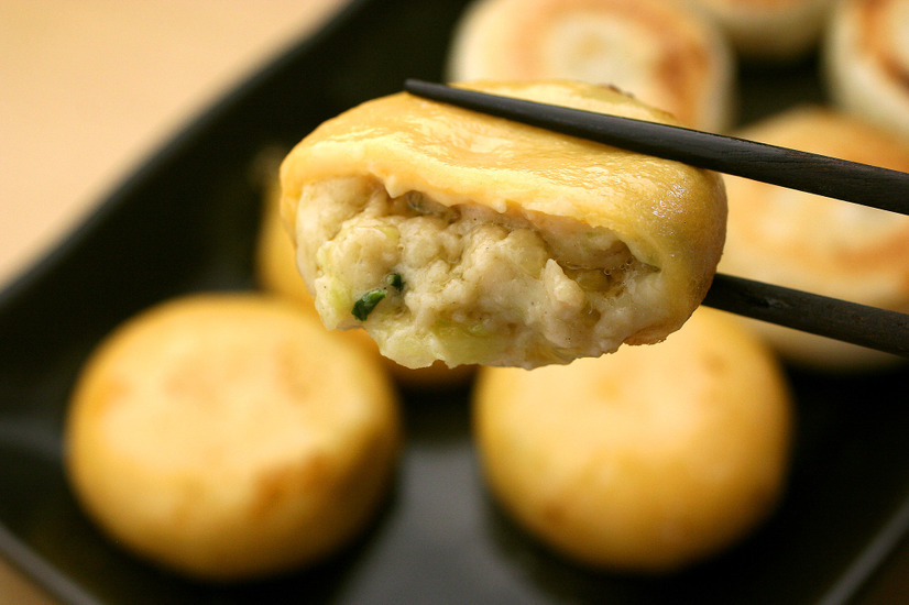 チーズ丸もち餃子