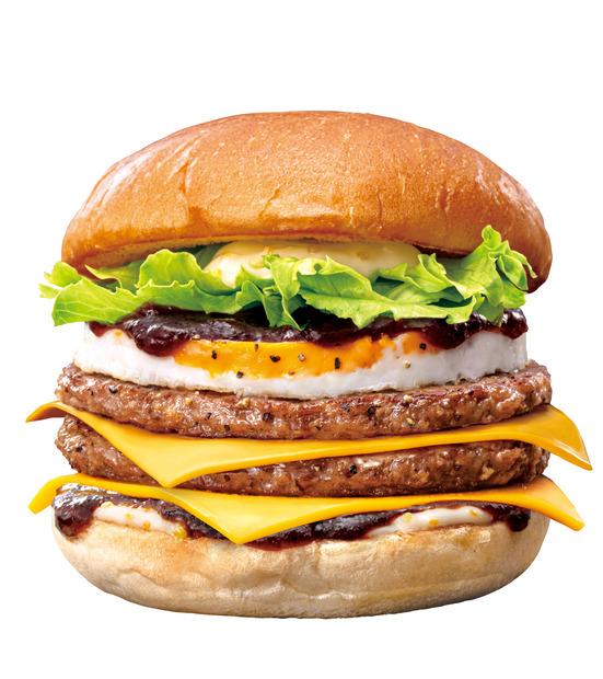 ダブル月見チーズバーガー