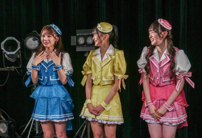 門林有羽、新森二愛、浜田萌帆【撮影：平木昌宏】