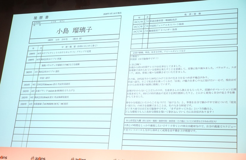 小島瑠璃子の履歴書【撮影：小宮山あきの】