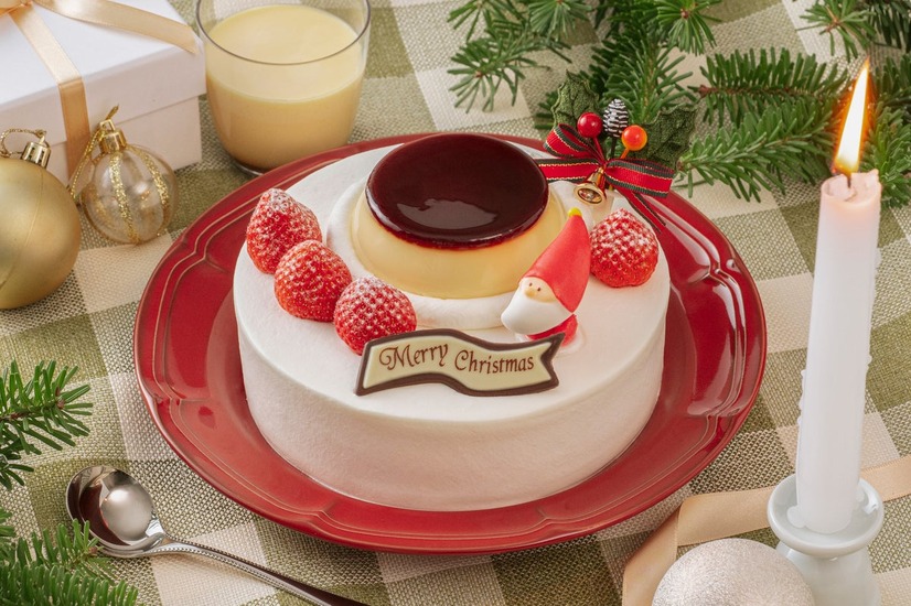 クリスマス プリンケーキ