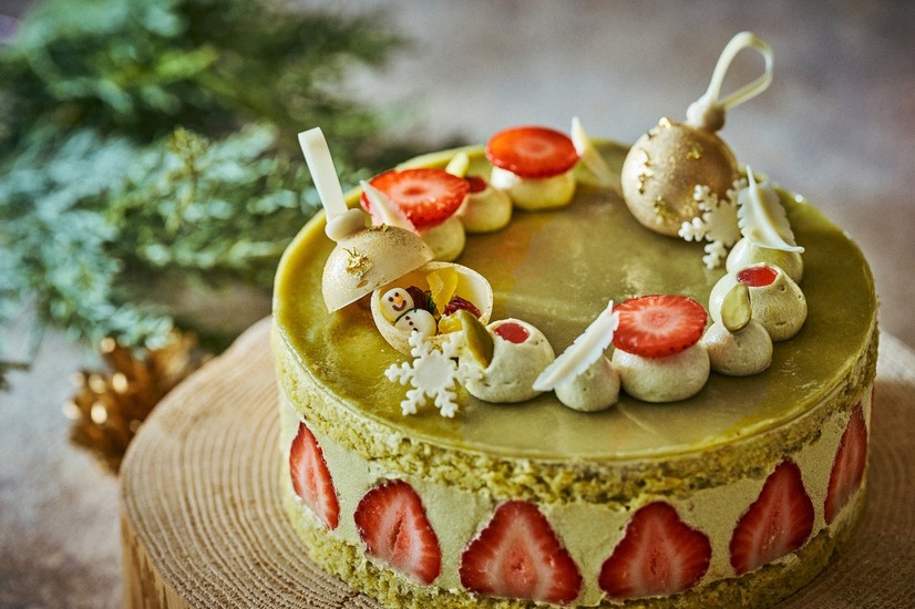 Christmas Pistachio Vegan Cake イメージ