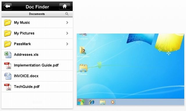 Citrix Receiver for iPad（iPhoneスクリーンショット）