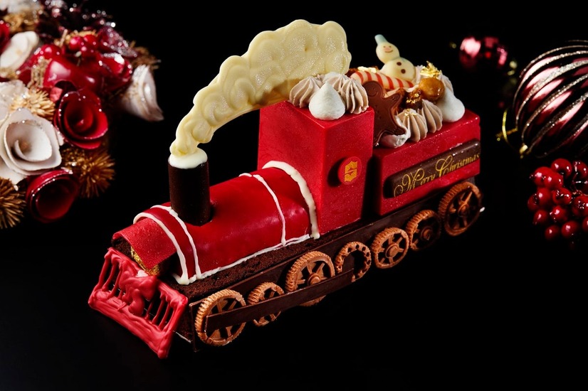 クリスマストレインケーキ