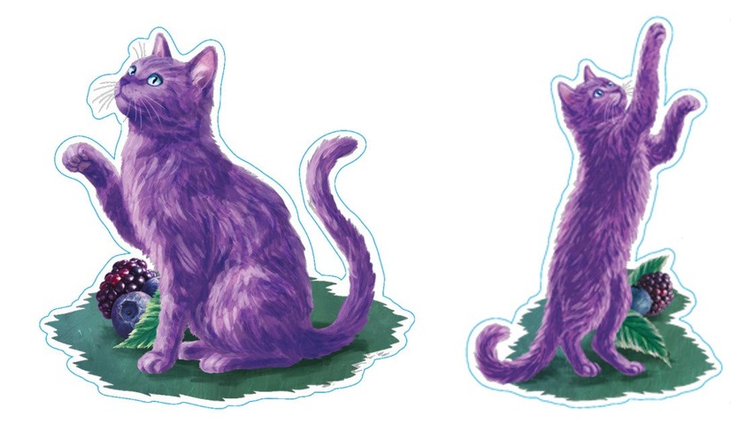 ハロウィン企画のパープルキャット