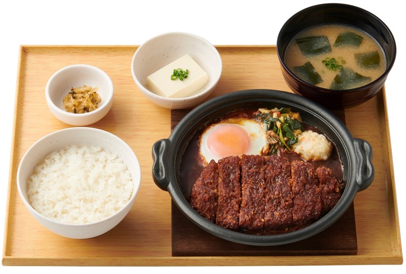 味噌かつ煮定食