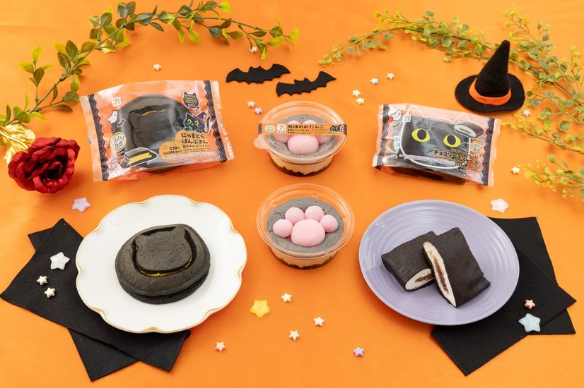 黒猫をテーマにしたハロウィンスイーツ3品