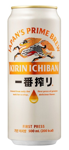 韓国製造の「キリン一番搾り生ビール」500ml缶