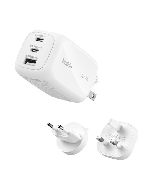 BoostCharge Pro 100W 3ポート GaN充電器