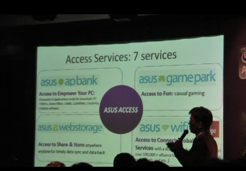 ASUSTeKがネットブックユーザーなどに提供するサービス