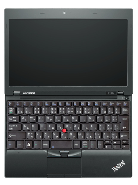 「ThinkPad X100e」（ミッドナイト・ブラック）