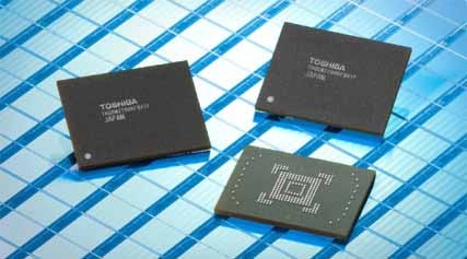 今回発表された128GBの組込み式NAND型フラッシュメモリ
