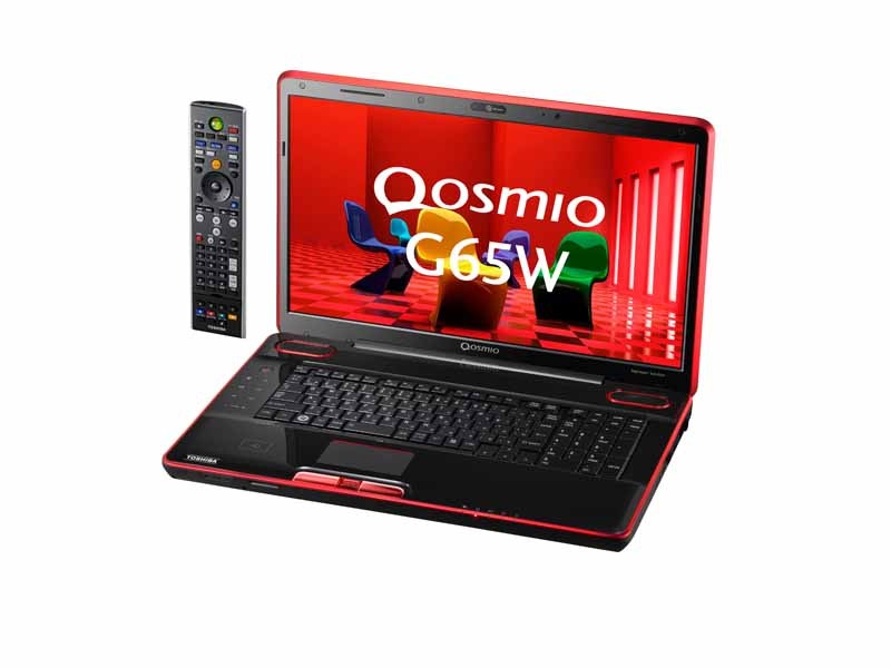 18.4型フルHD液晶のAVノート「Qosmio G65W」