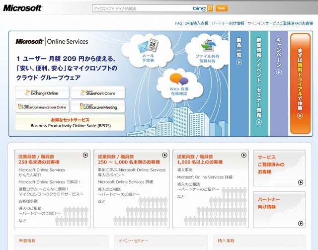製品情報サイト（画像）