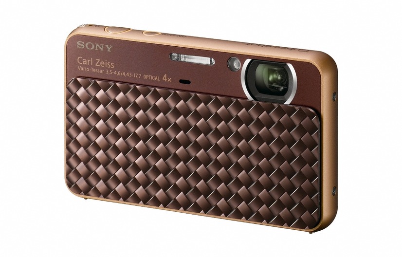 「DSC-T99D」ブラウンの斜め