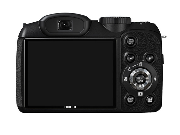 「FinePix S2800HD」背面