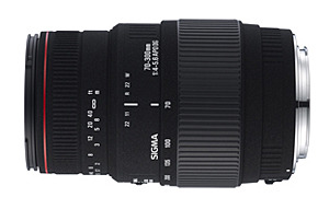 　シグマは、デジタル対応望遠ズームレンズ「APO 70-300mm F4-5.6 DG MACRO」コニカミノルタ用の発売日を11月27日に決定した。価格は65,100円。