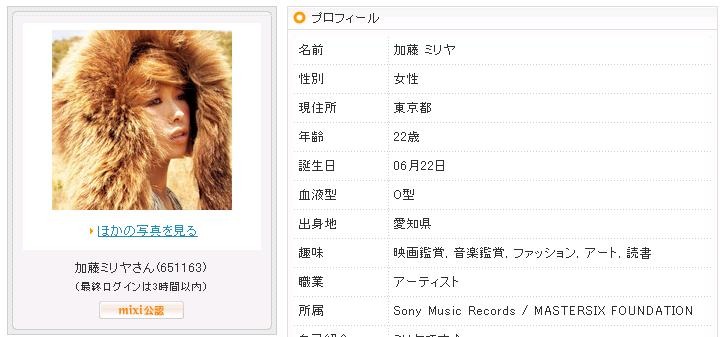 なんとマイミクは65万人超。アクセスも頻繁にしているようだ