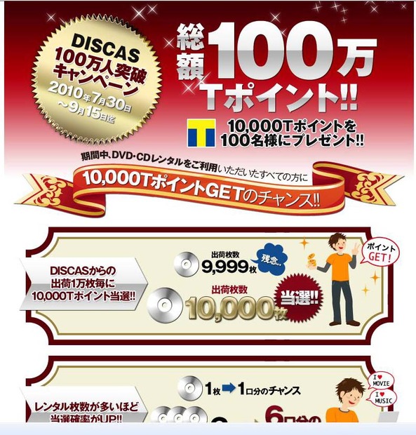 100万人突破キャンペーン