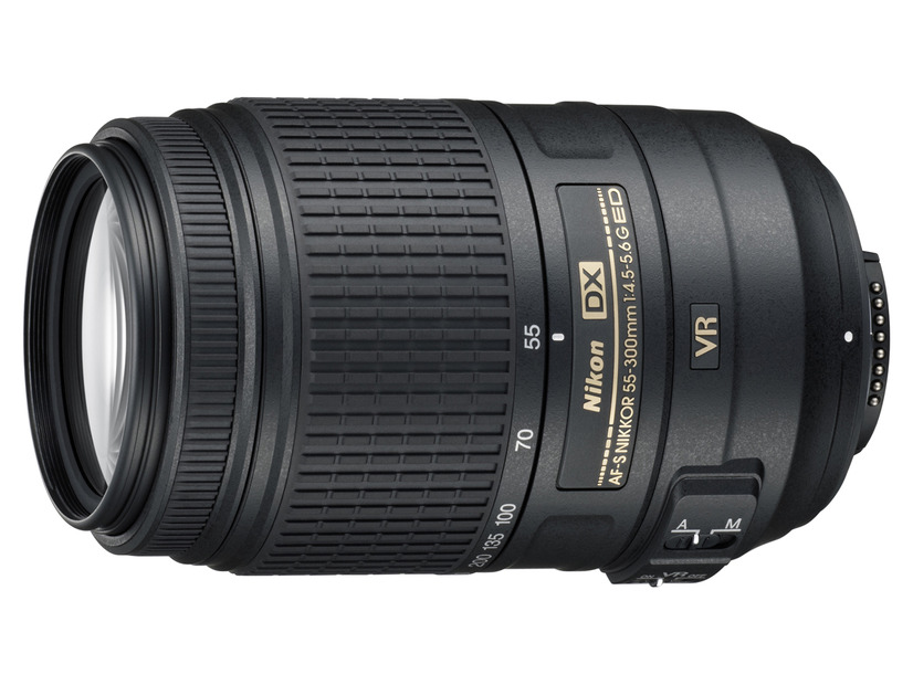 ダブルズームキットに付く新発売のレンズ「AF-S DX NIKKOR 55-300mm f/4.5-5.6G ED VR」