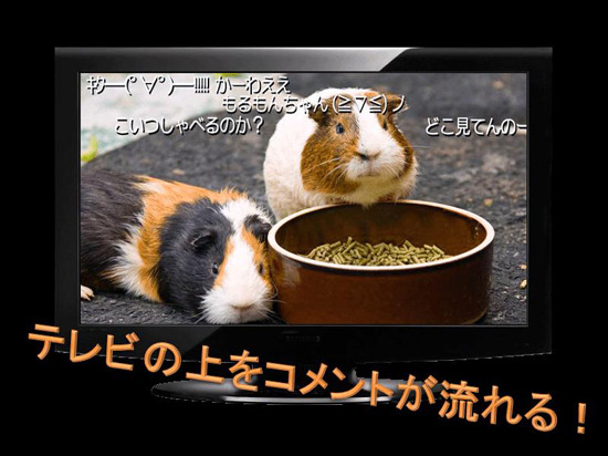 使用時のテレビ画面イメージ