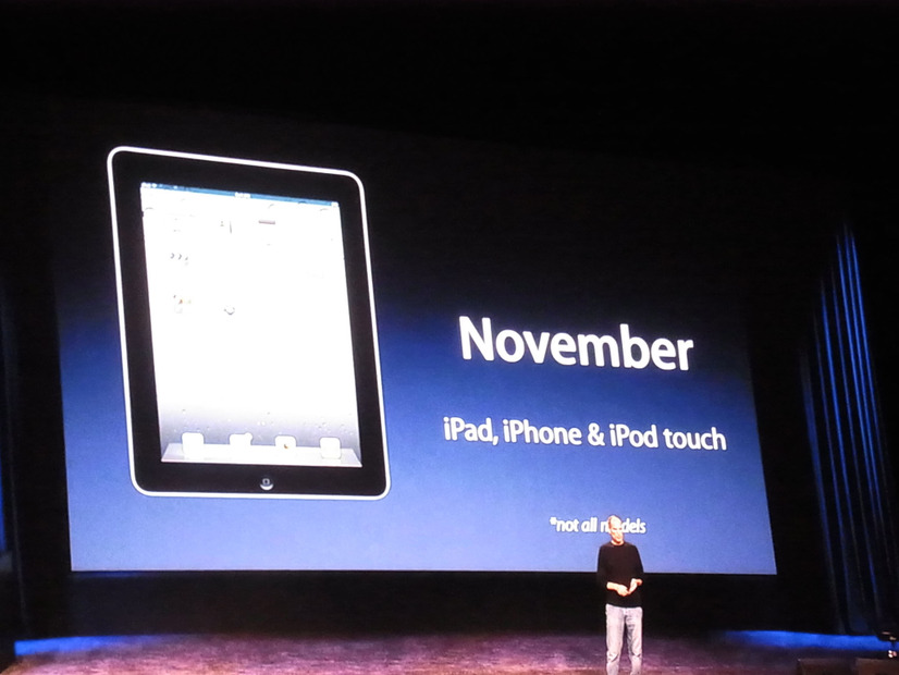iOS4.2はiPad対応で11月リリース