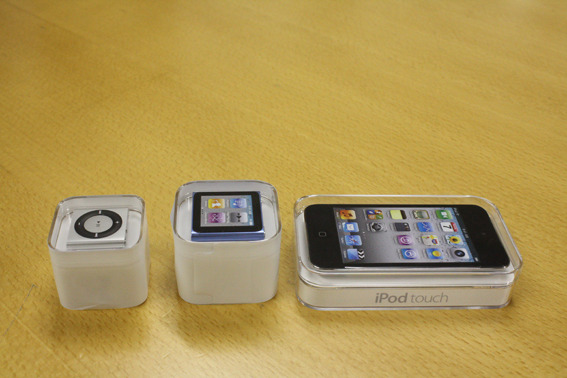 発売間近の新型iPod