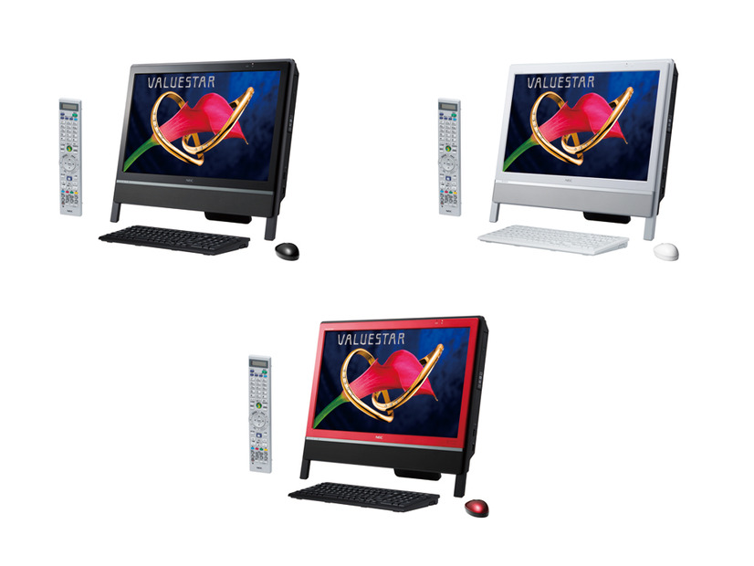 「PC-VN770CS」（ファインブラック/ファインホワイト/クランベリーレッド）