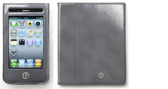 ガラス加工パテント　iPhone 4 グレー／iPad グレー